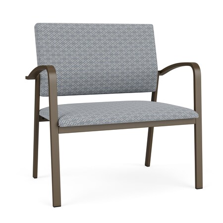 Lesro Newport Bariatric Chair Metal Frame, Bronze, RS Fog Upholstery NP1401